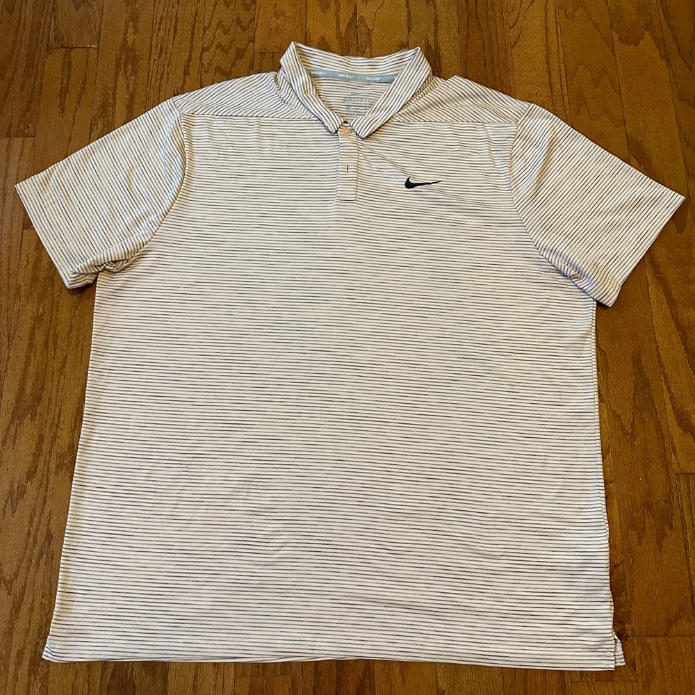 Tiger Woods Pink/Gray Golf Polo